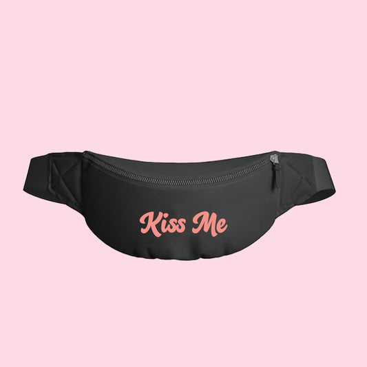 KISS ME Light Pink Fanny Pack