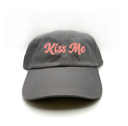 KISS ME Light Pink Dad Hat