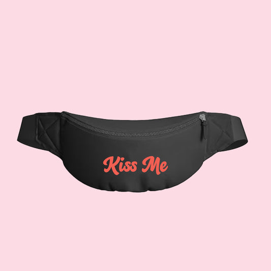 KISS ME Pink Fanny Pack
