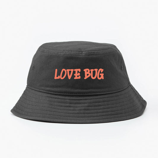 LOVE BUG Peach Bucket Hat