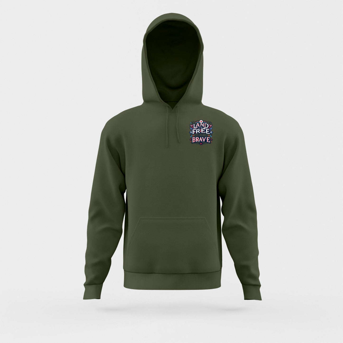 Land of the Free, Home of the Brave Hoodie