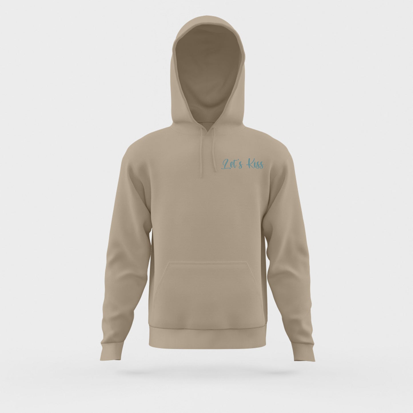 LETS KISS Green Hoodie