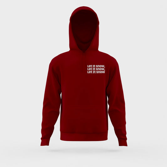 Let It Snow, Let It Snow, Let It Snow Gray Hoodie