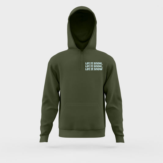 Let It Snow, Let It Snow, Let It Snow Sky Blue Hoodie