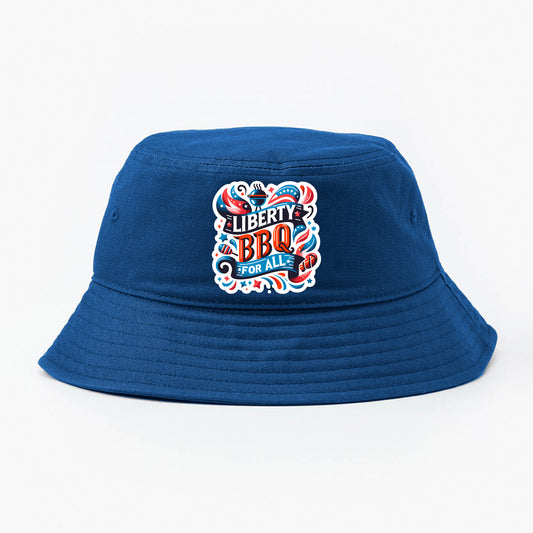 Liberty and BBQ for All Bucket Hat
