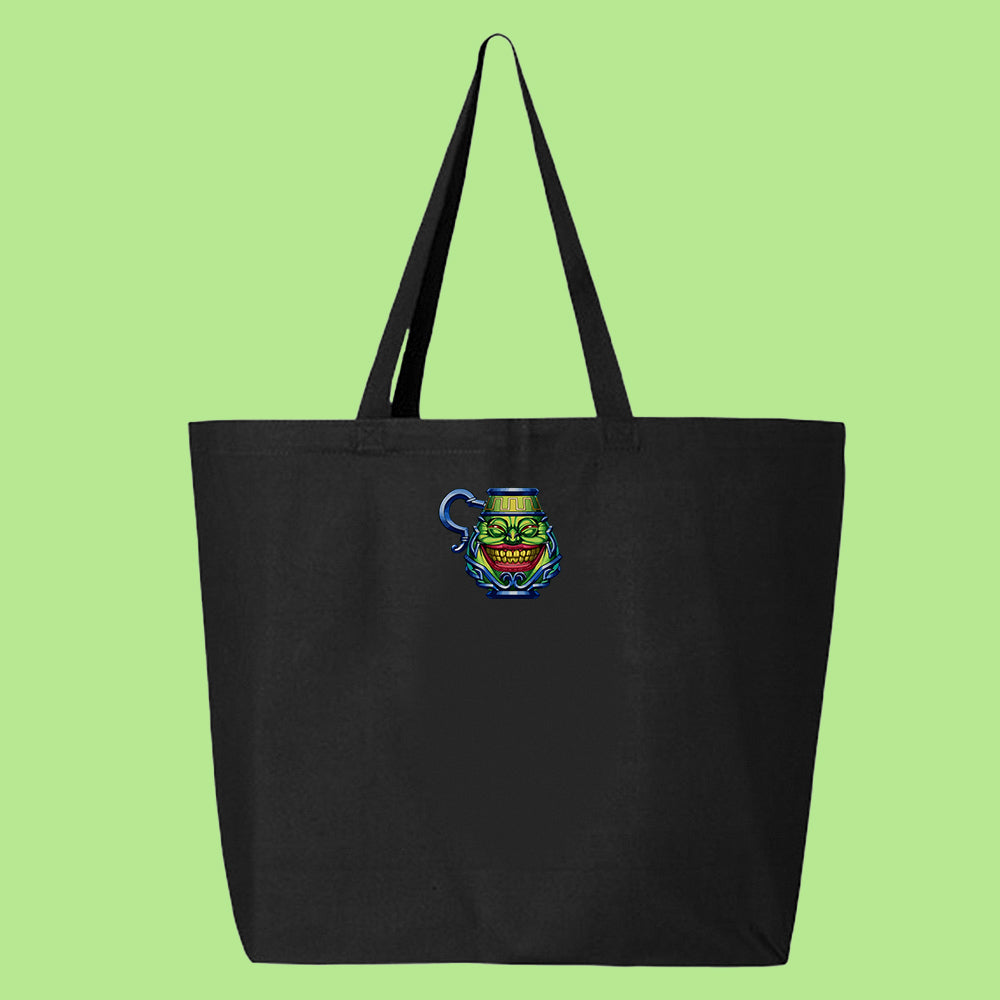 pot of greed tote bag