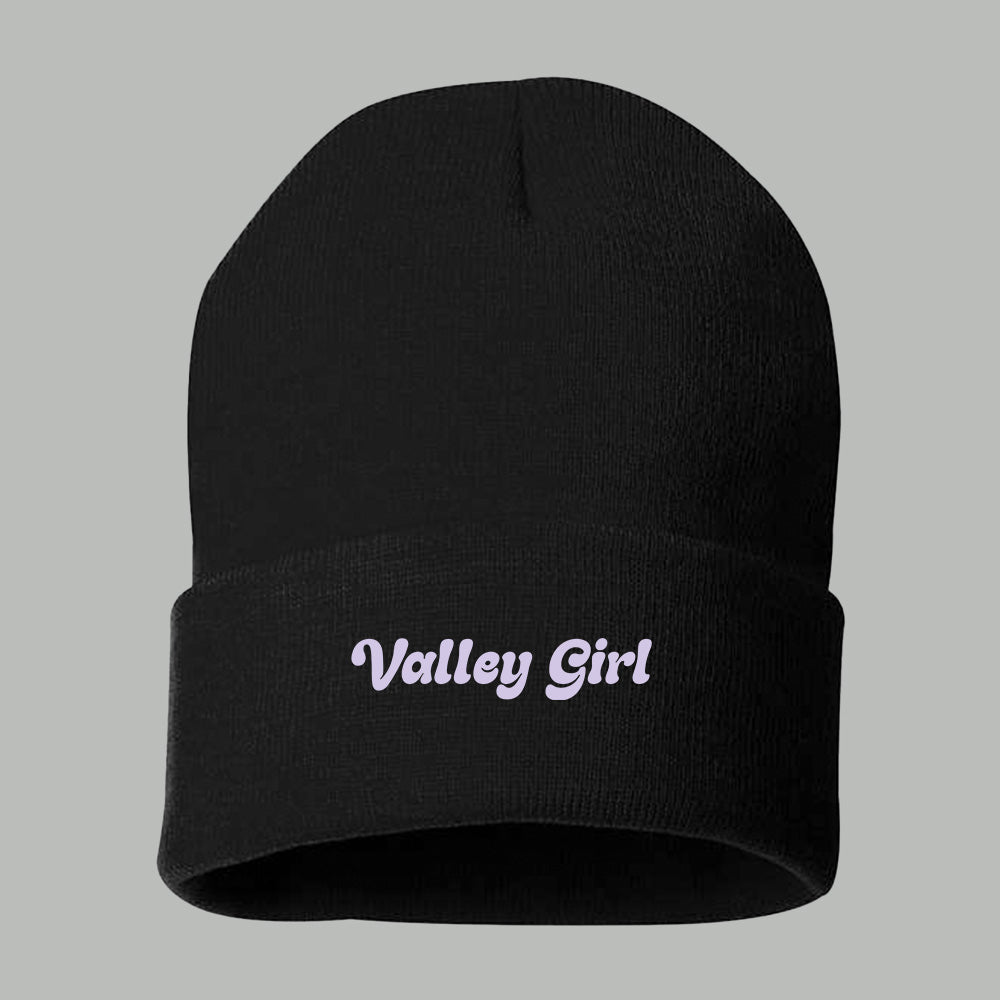 Valley Girl Light Purple Beanie