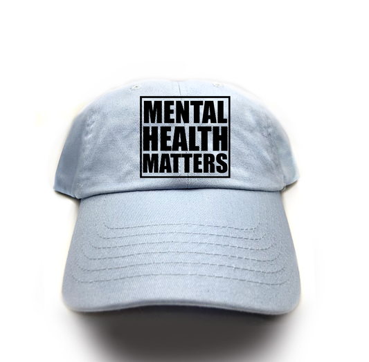 "Mental Health Matters" Black Dad Hat