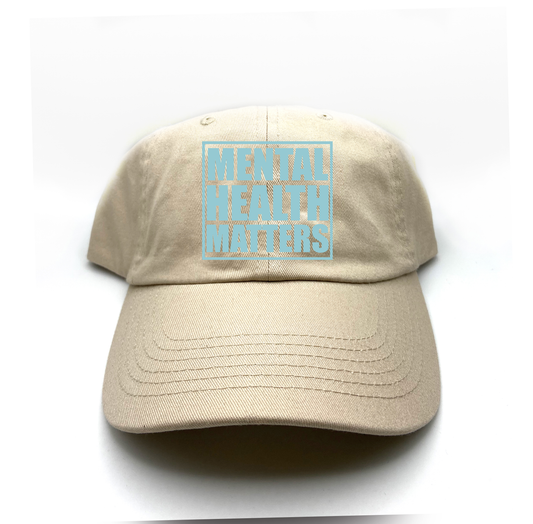 "Mental Health Matters" Blue Dad Hat