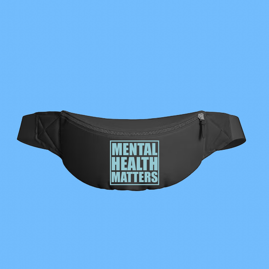 "Mental Health Matters" Blue Fanny Pack