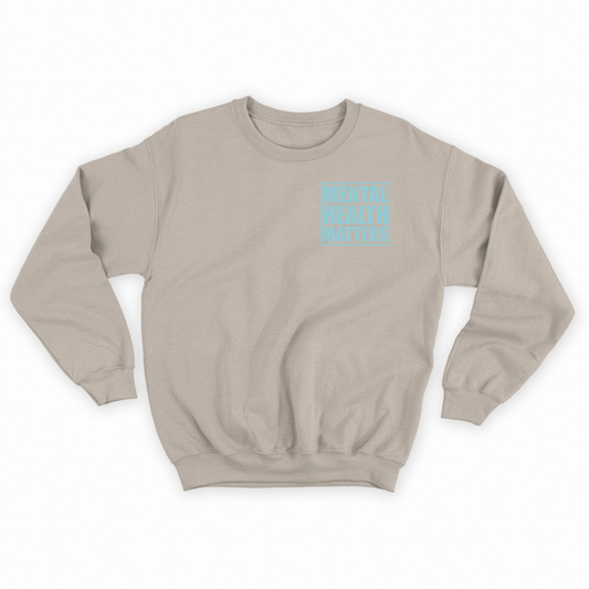 "Mental Health Matters" Blue Sweatshirt