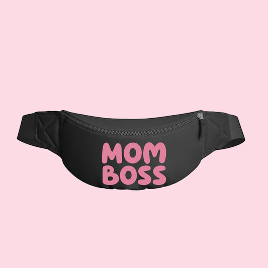 Mom Boss Pink Fanny Pack