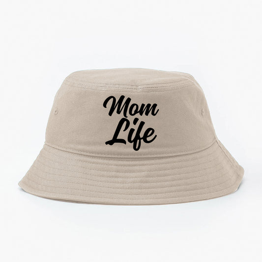 Mom Life Black Bucket Hat