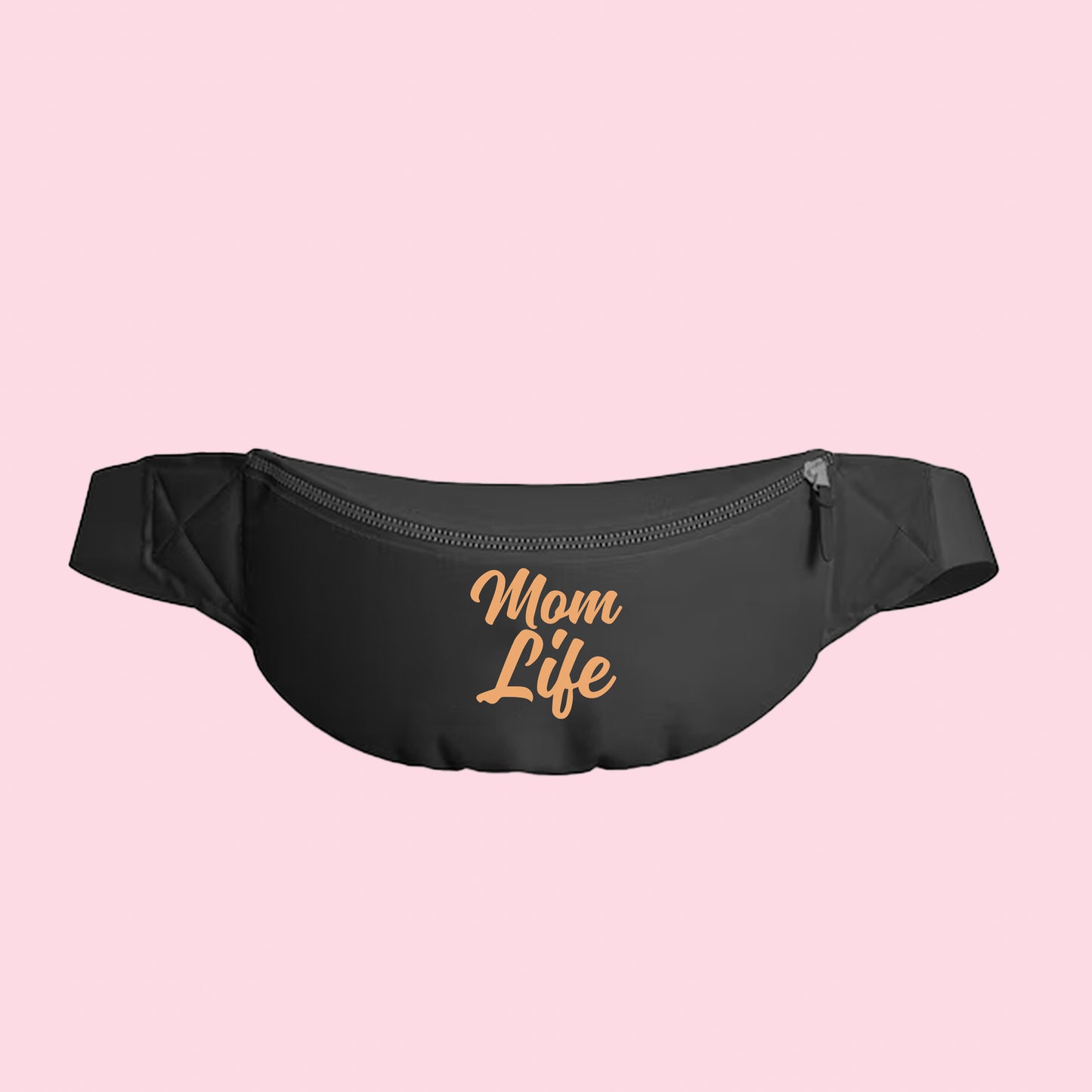 Mom Life Peach Fanny Pack