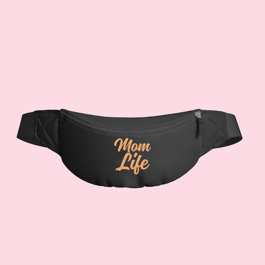 Mom Life Peach Fanny Pack