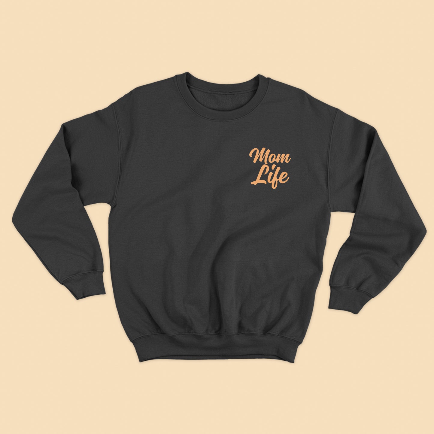 Mom Life Peach Sweatshirt