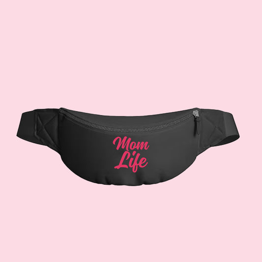 Mom Life Pink Fanny Pack