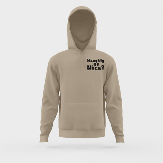 Naughty or Nice? Black Hoodie