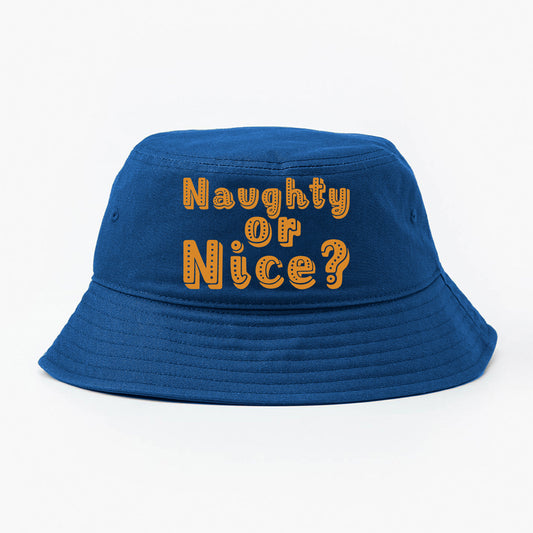 Naughty or Nice? Yellow Bucket Hat