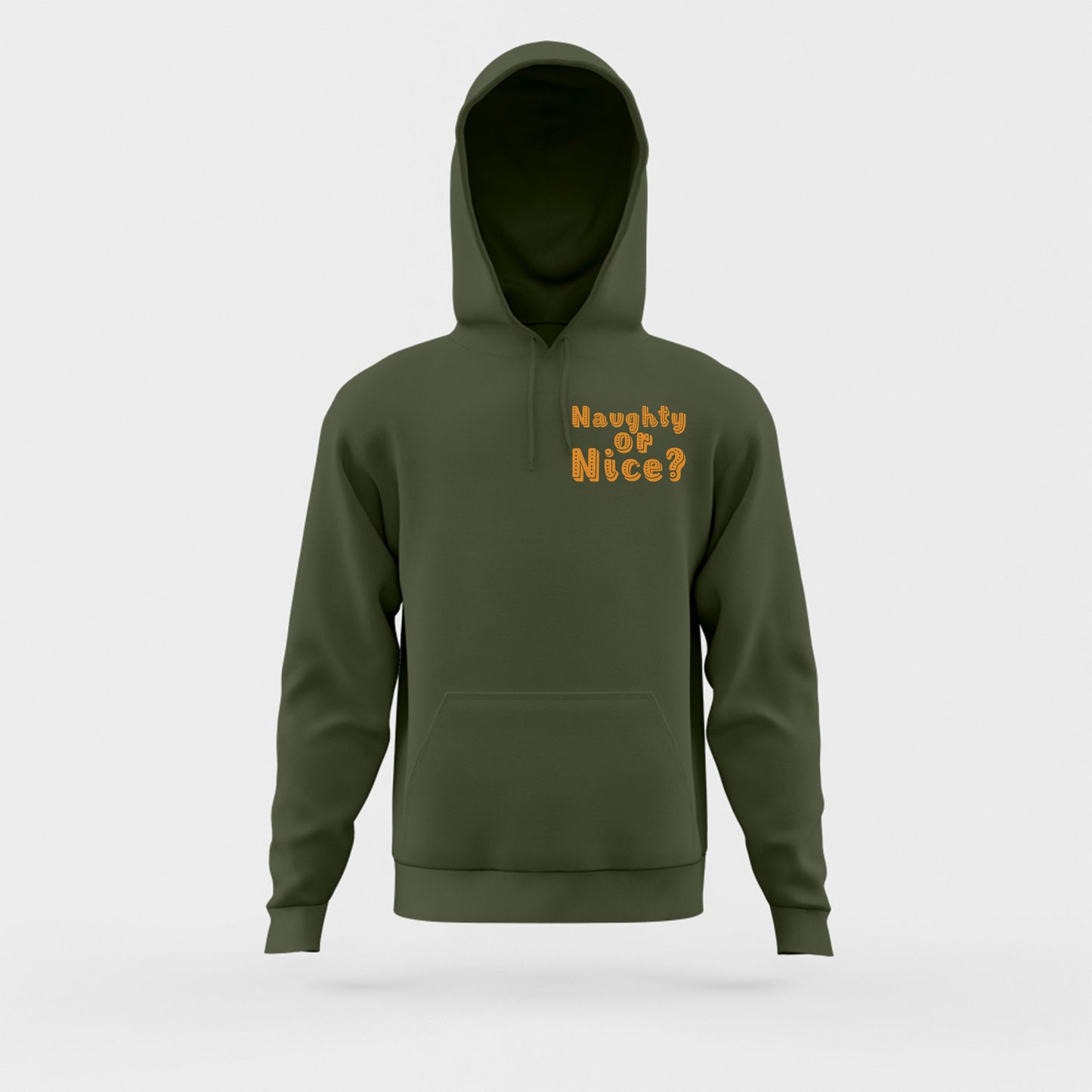 Naughty or Nice? Yellow Hoodie