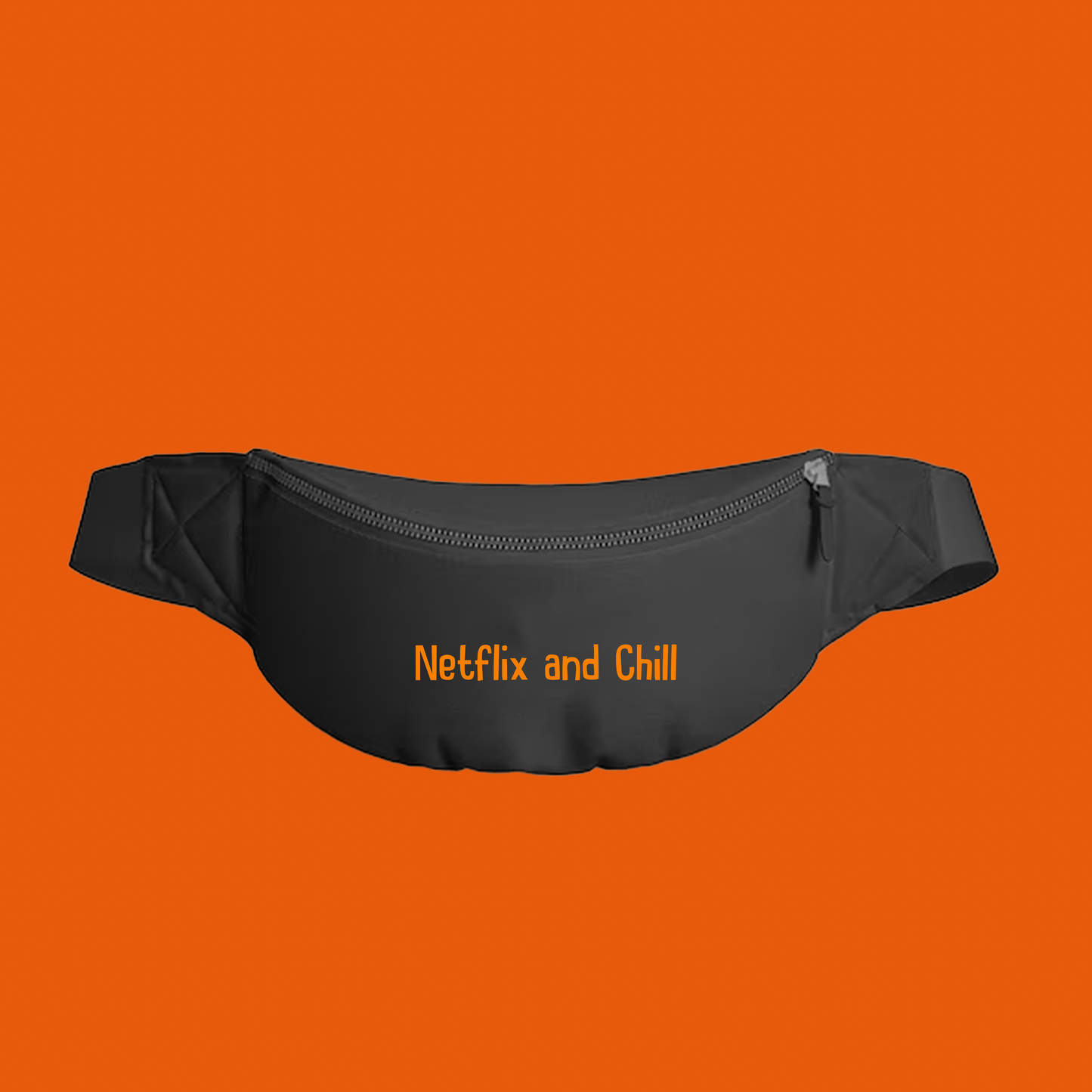 Netflix and Chill Orange Fanny Pack