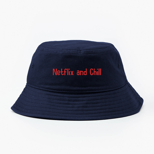 Netflix and Chill Red Bucket Hat