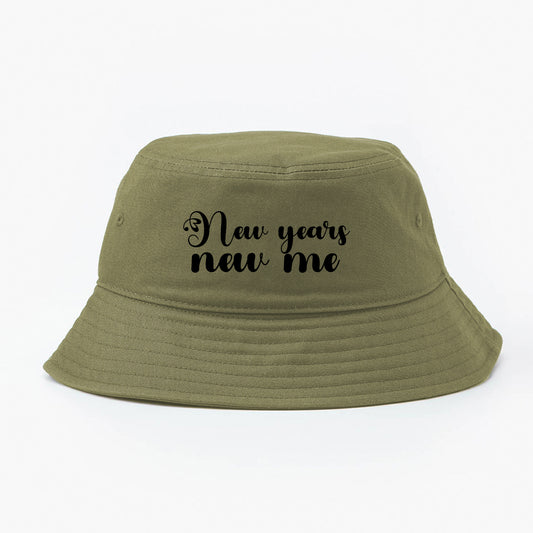"New years new me" Black Bucket Hat