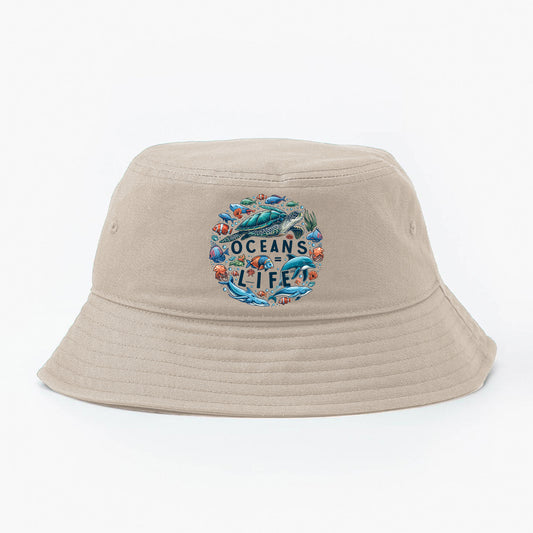 Oceans = Life Bucket Hat