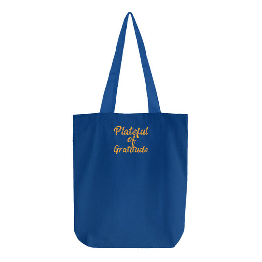 Plateful of Gratitude Yellow Tote Bag