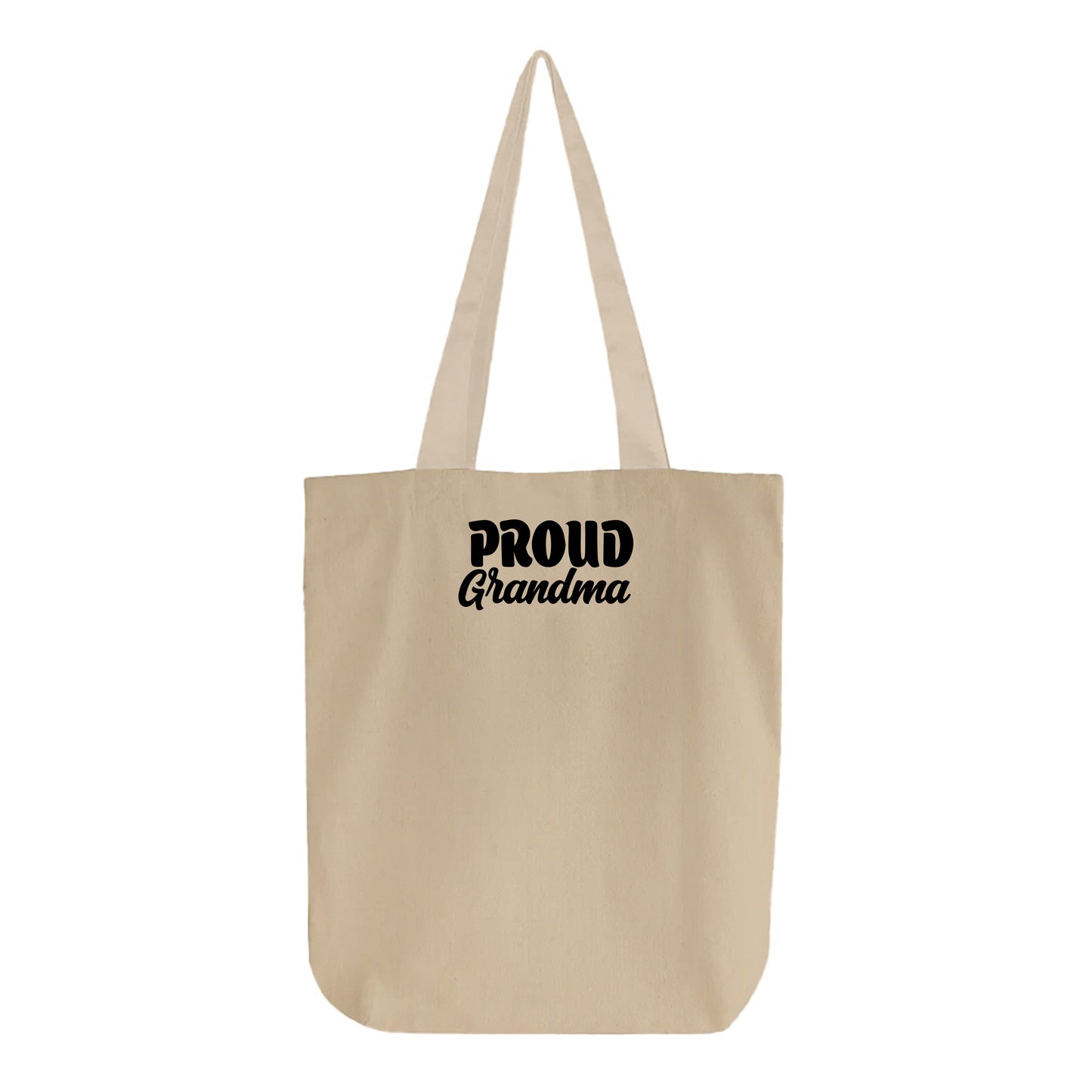 Proud Grandma Black Tote Bag
