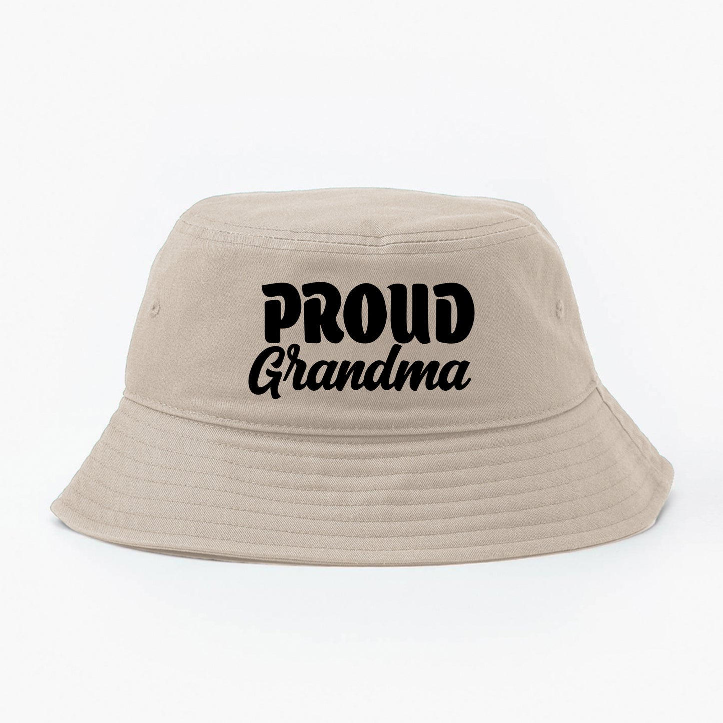 Proud Gradma Black Bucket Hat
