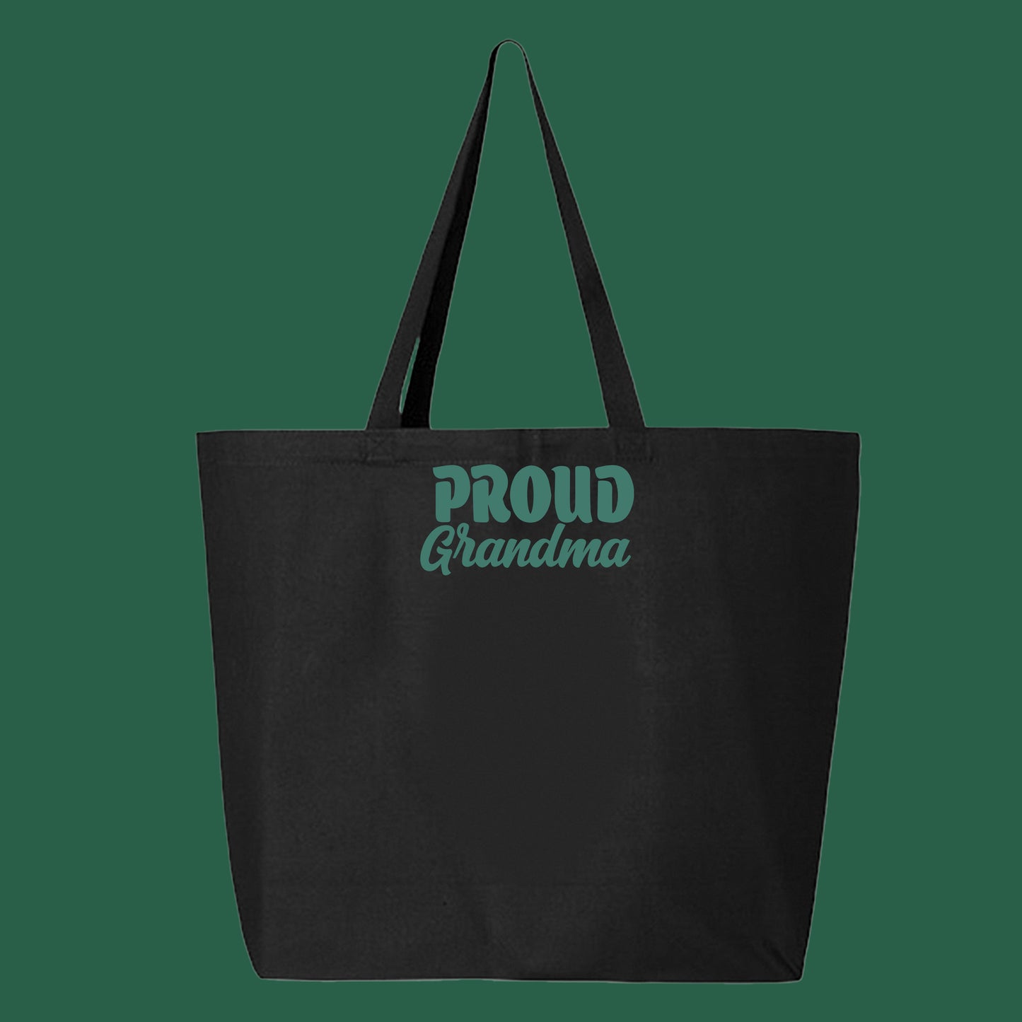 Proud Grandma Green Tote Bag