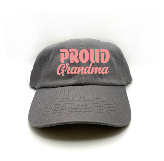 Proud Gradma Pink Dad Hat