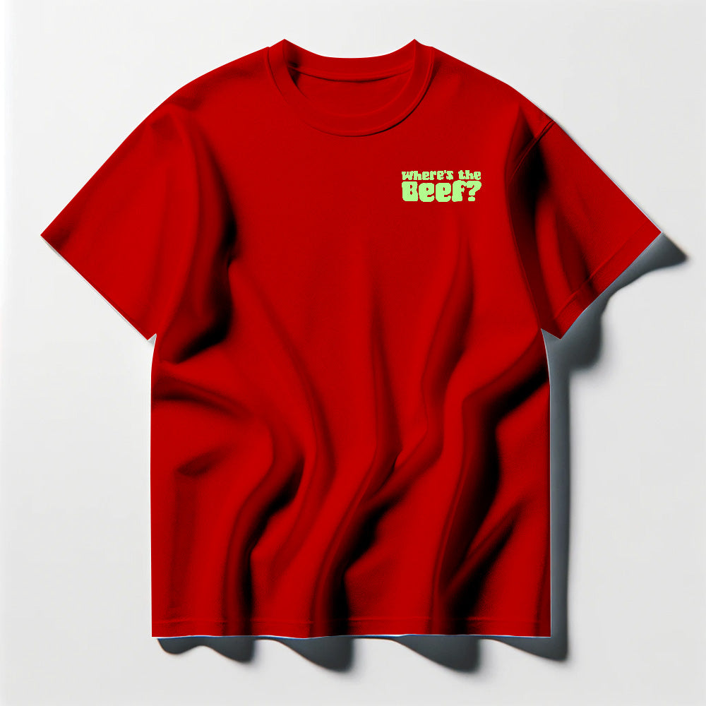 Where's the Beef? Green Tee Shirt