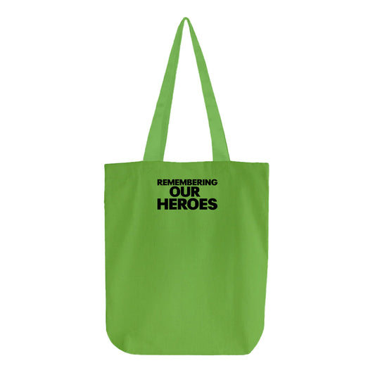 Remembering Our Heroes Black Tote Bag
