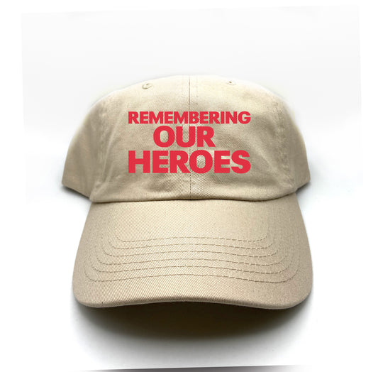 Remembering Our Heroes Red Dad Hat