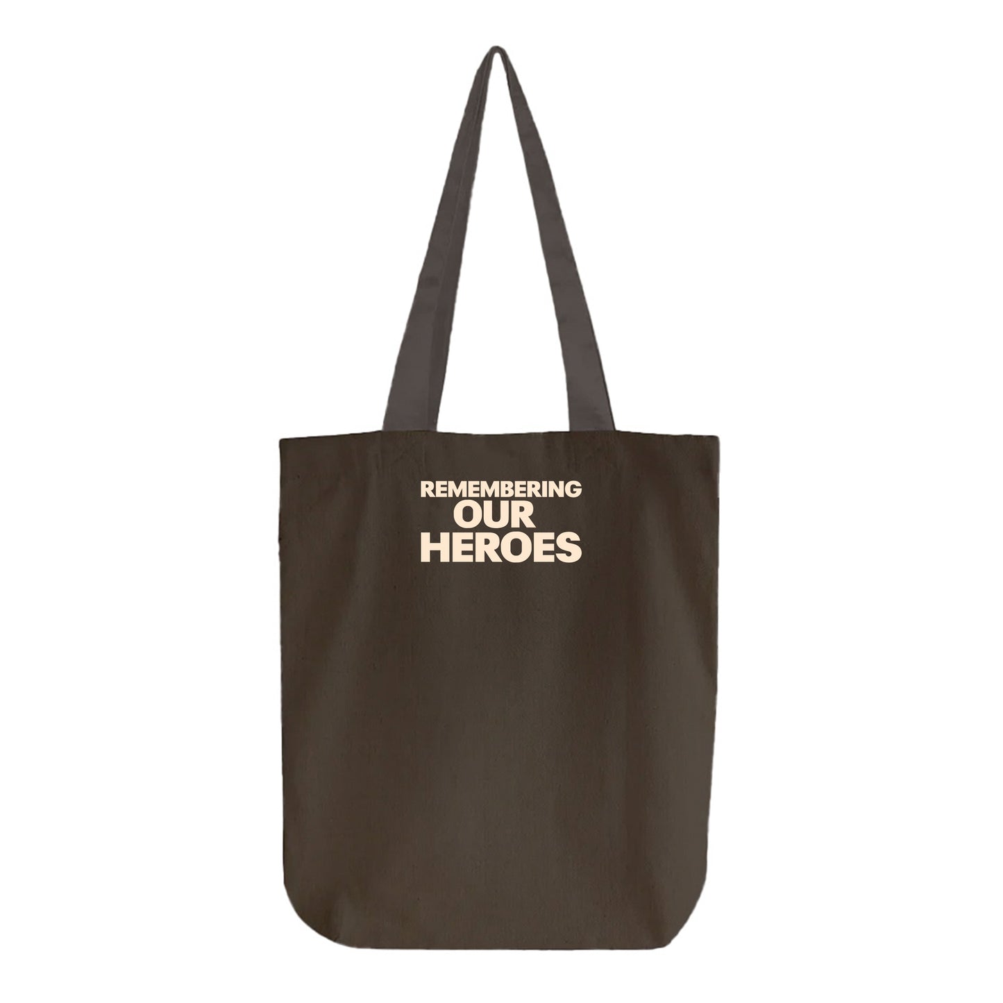 Remembering Our Heroes Tan Tote Bag
