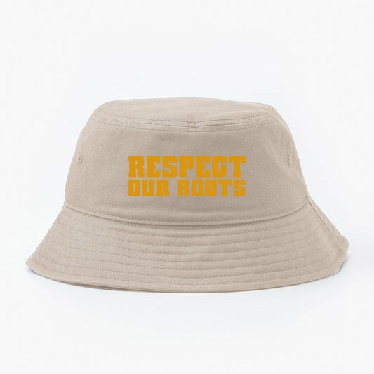 Respect Our Roots Yellow Bucket Hat