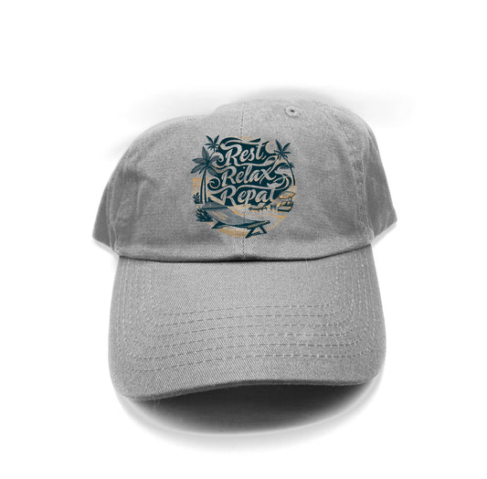 "Rest, Relax, Repeat" Dad Hat