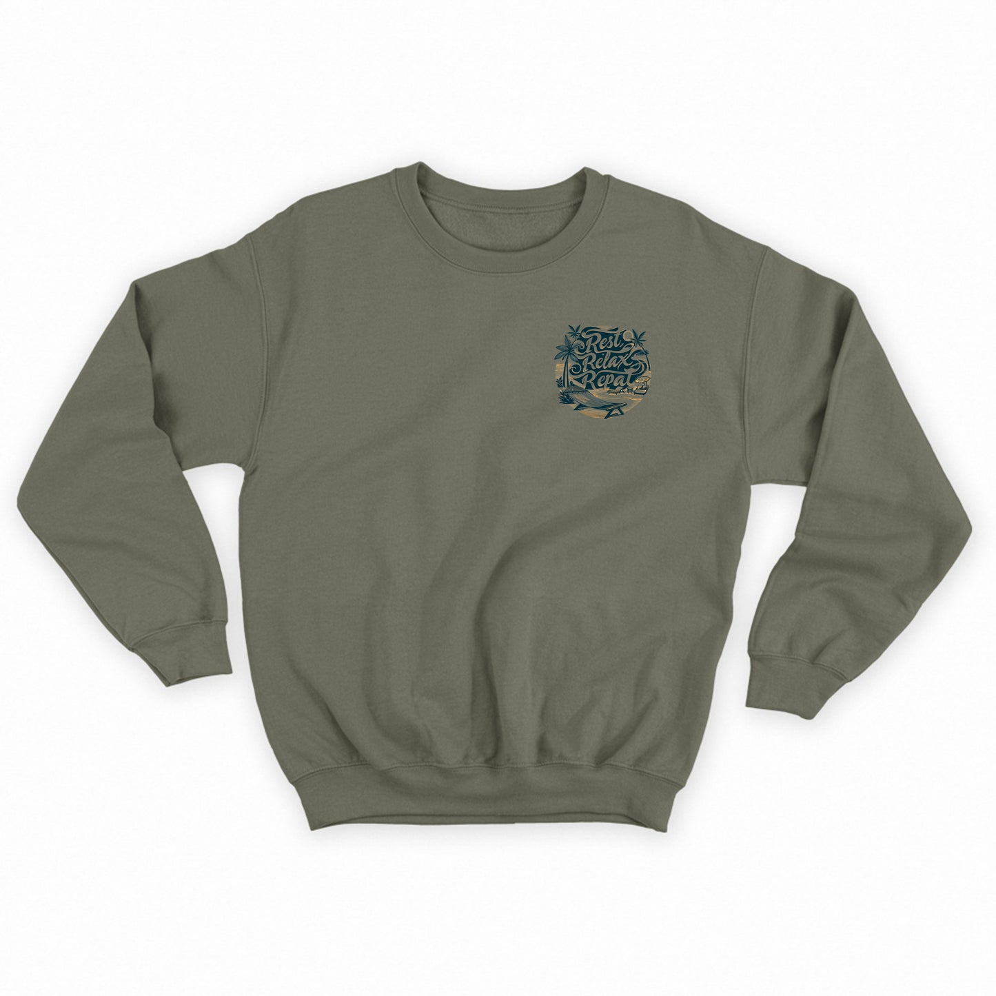 "Rest, Relax, Repeat" Sweatshirt