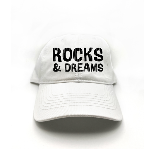 "Rocks & Dreams" Black Dad Hat