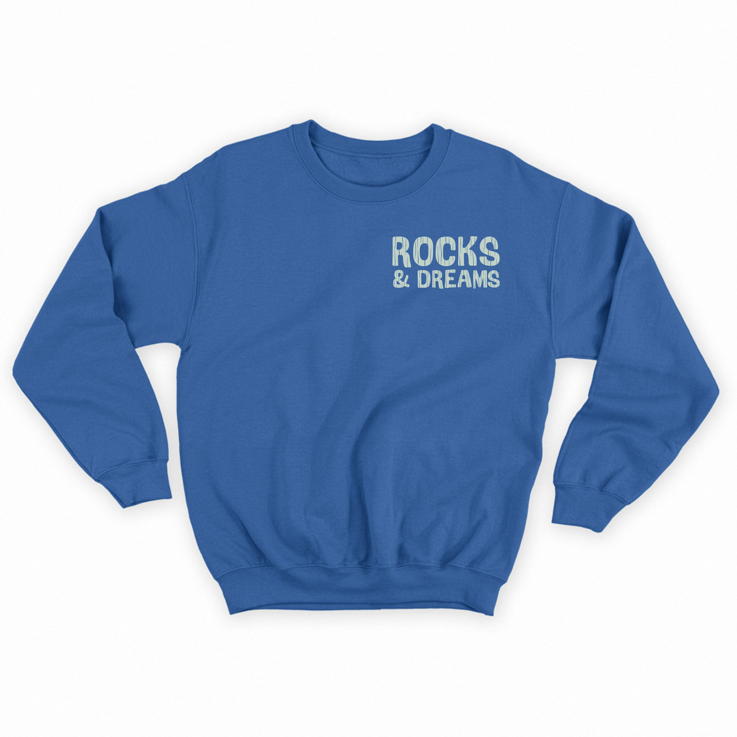 "Rocks & Dreams" Grey Green Sweatshirt