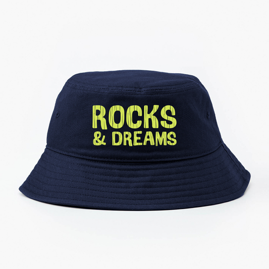 "Rocks & Dreams" Mint Green Bucket Hat
