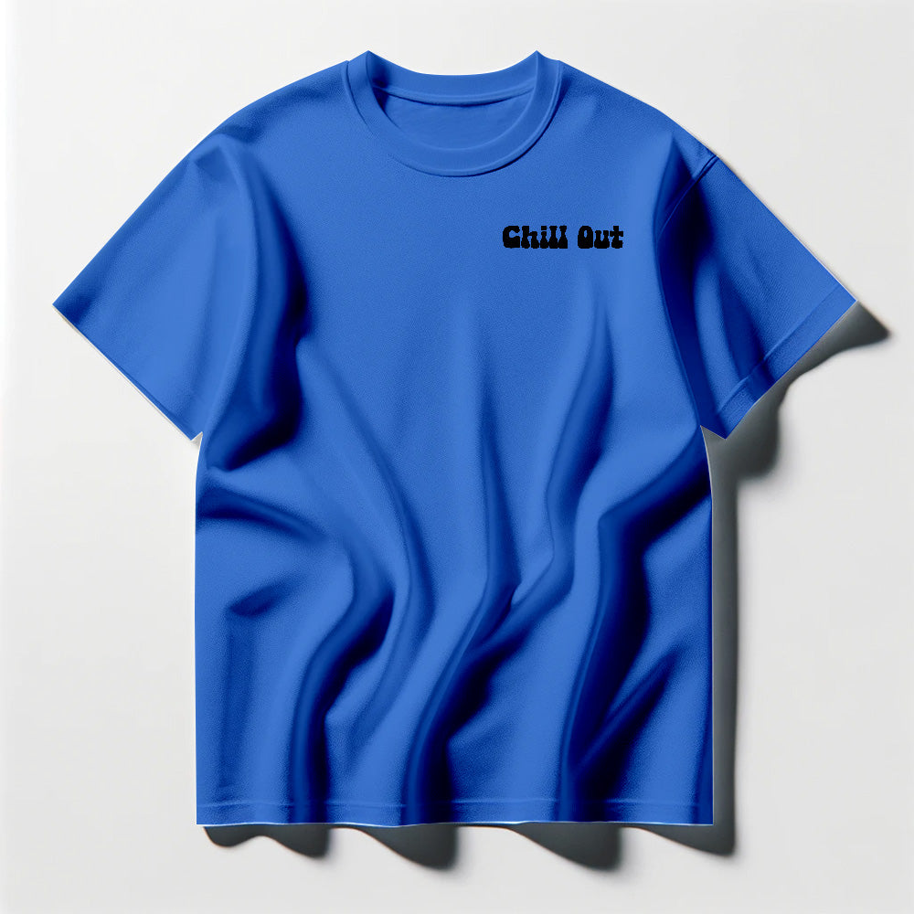 Chill Out Black Tee Shirt