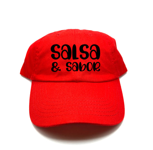 Salsa & Sabor Black Dad Hat