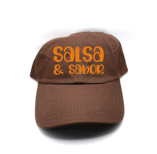 Salsa & Sabor Orange Dad Hat