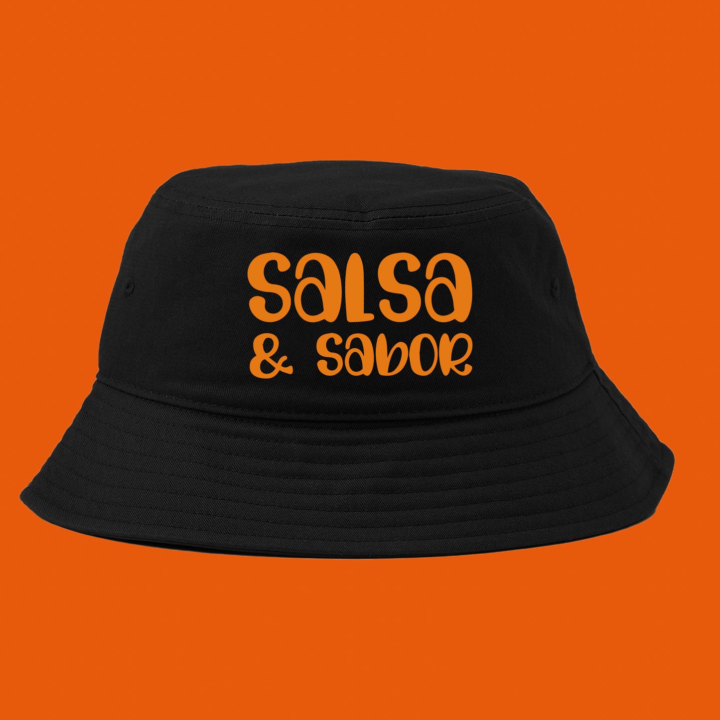 Salsa & Sabor Orange Bucket Hat