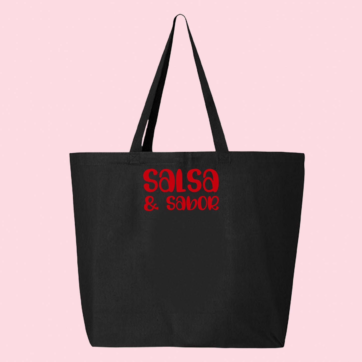 Salsa & Sabor Red Tote Bag