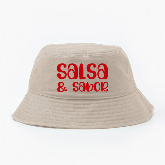 Salsa & Sabor Red Bucket Hat