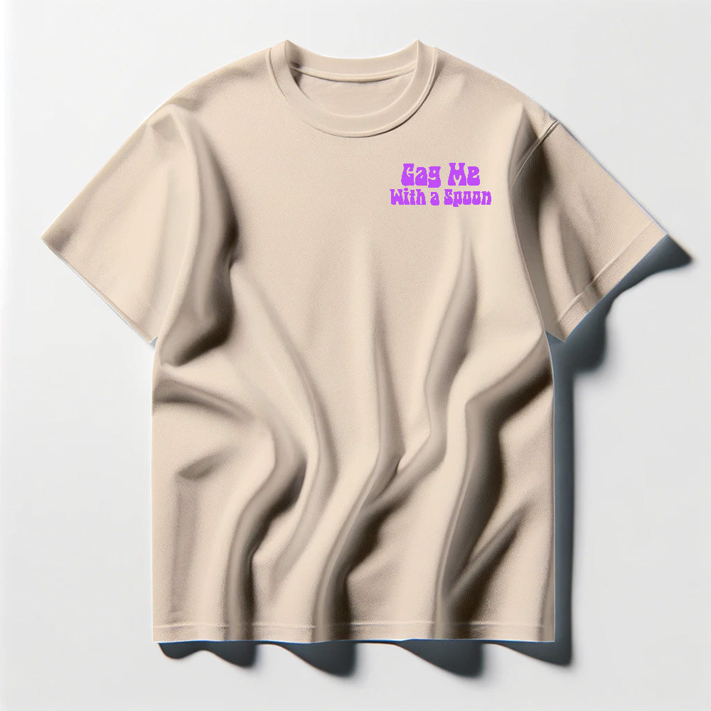 Gag Me With A Spoon Purple Tee Shirt